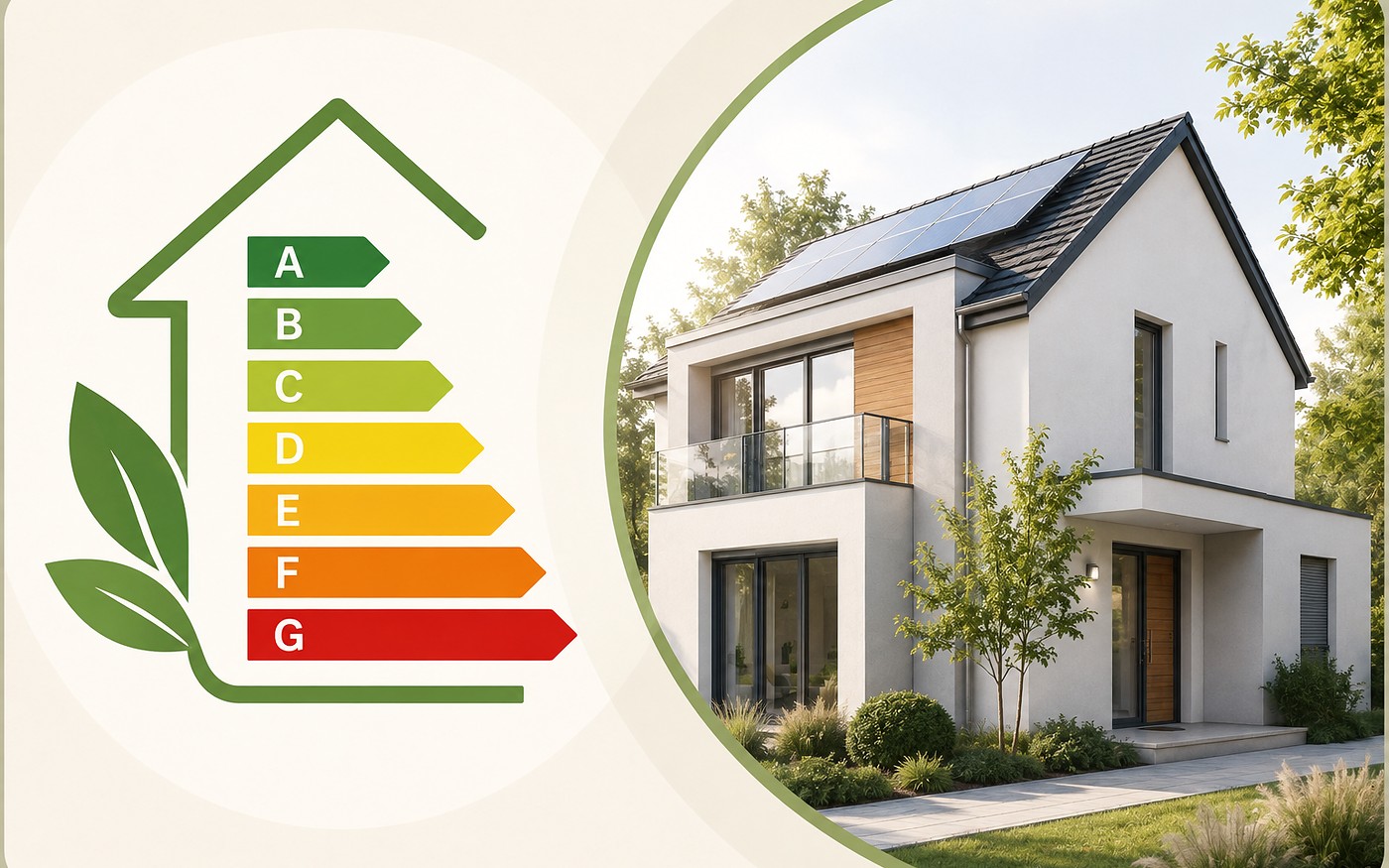 Classe energetica A–G e casa efficiente