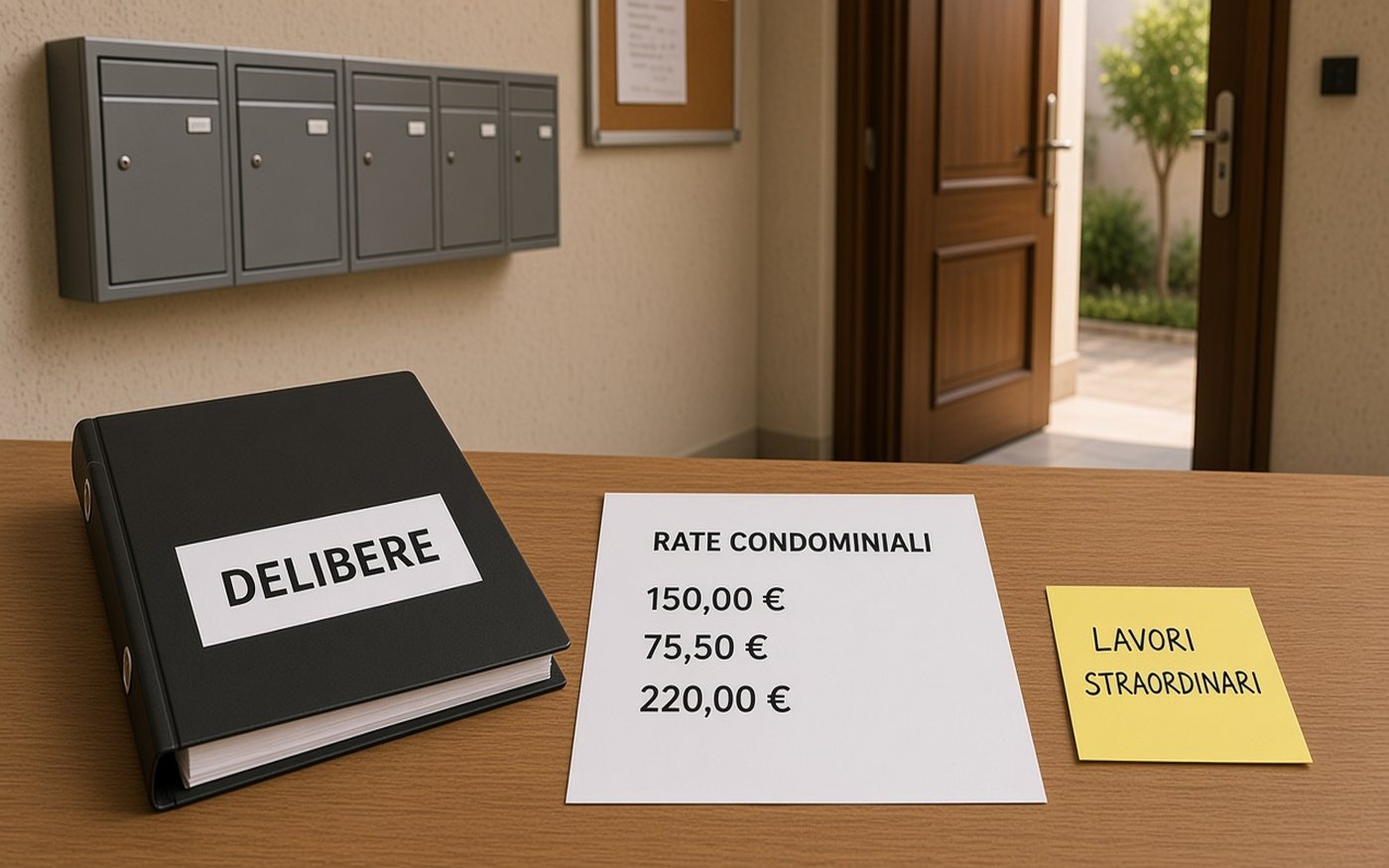 Delibere, rate condominiali e lavori straordinari